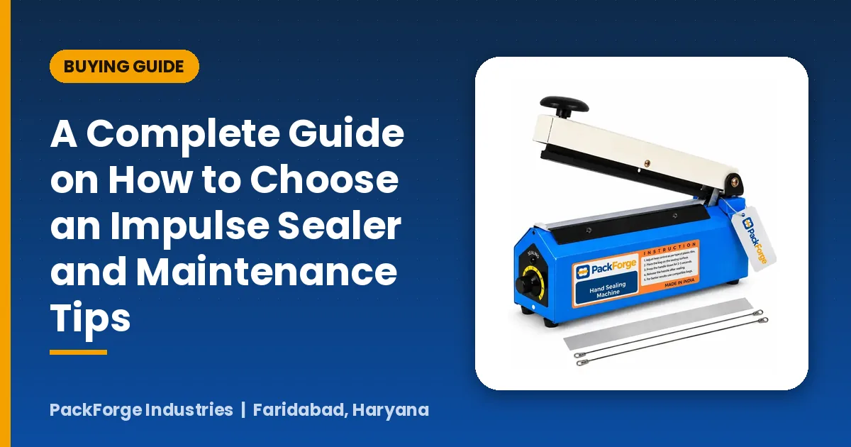 A Complete Guide on How to Choose an Impulse Sealer and Maintenance Tips