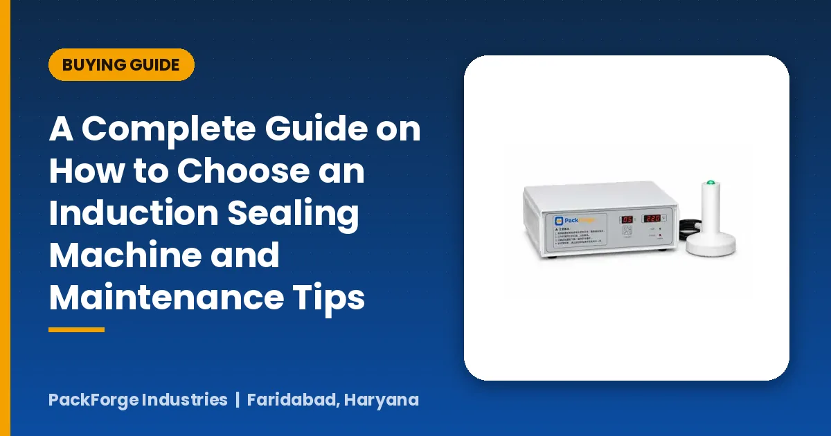A Complete Guide on How to Choose an Induction Sealing Machine and Maintenance Tips