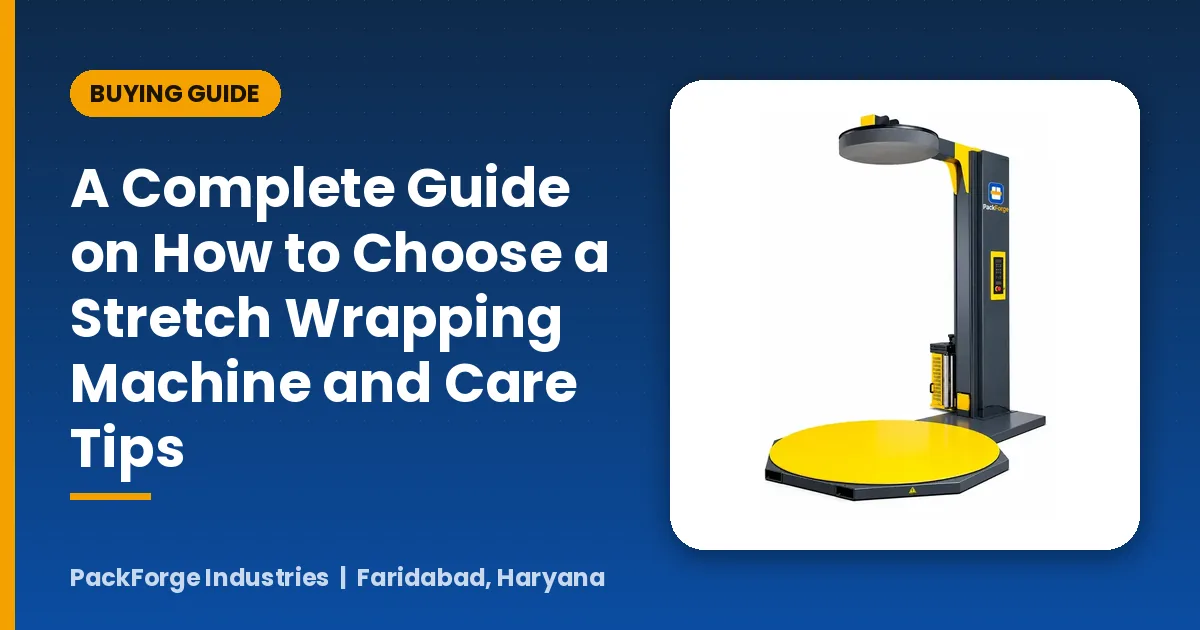 A Complete Guide on How to Choose a Stretch Wrapping Machine and Care Tips