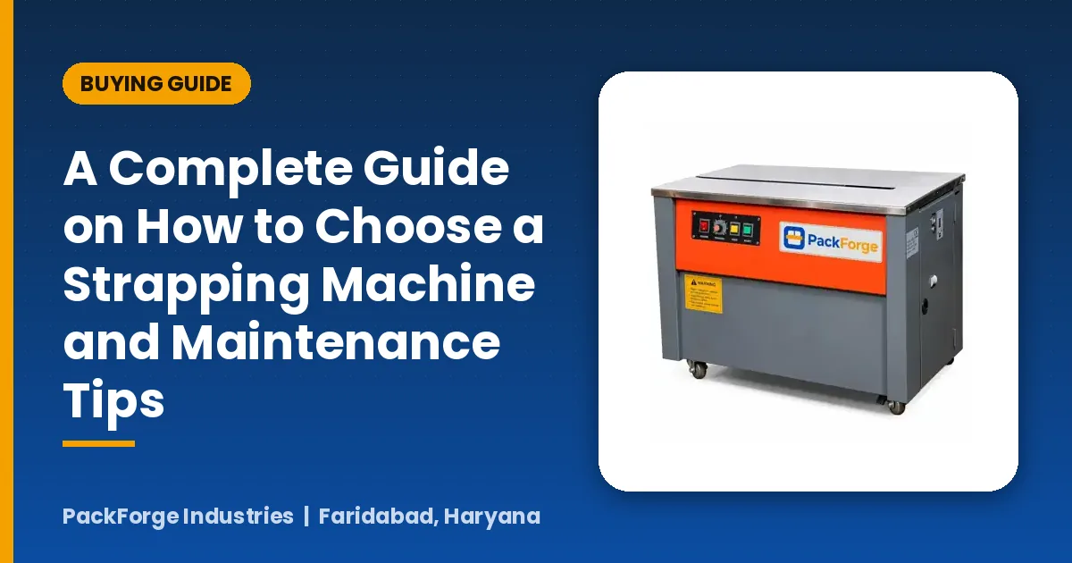 A Complete Guide on How to Choose a Strapping Machine