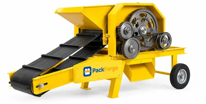 Chaff Cutter with Conveyor Belt & Gear