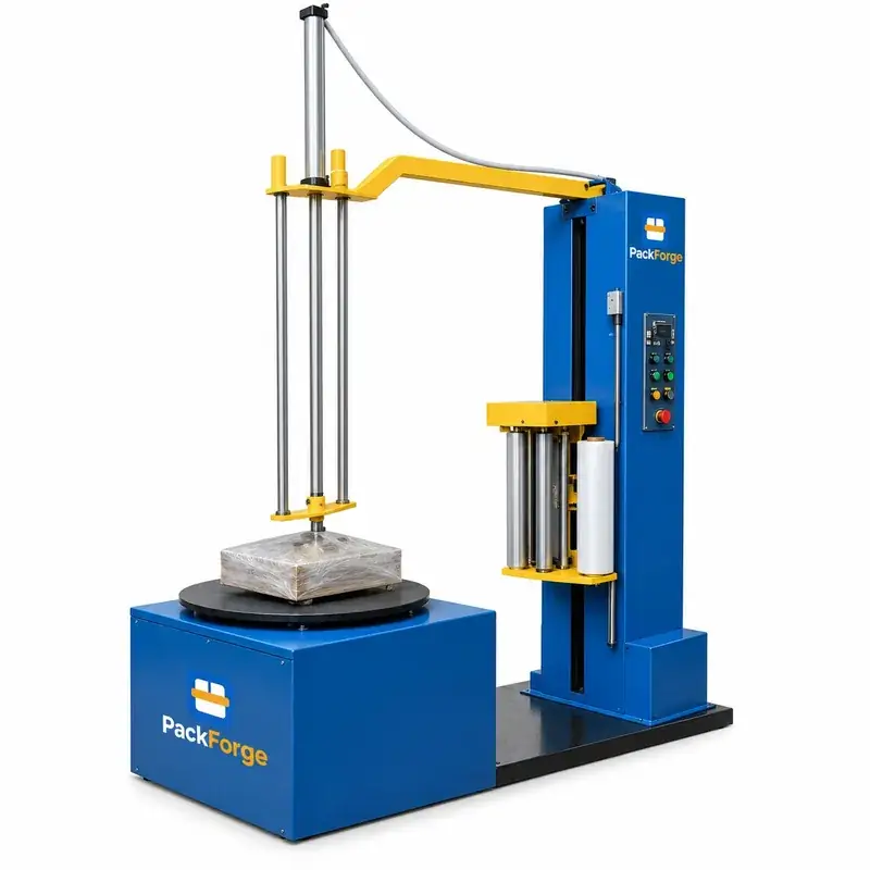 PackForge BW600 PLC Box Stretch Wrapping Machine