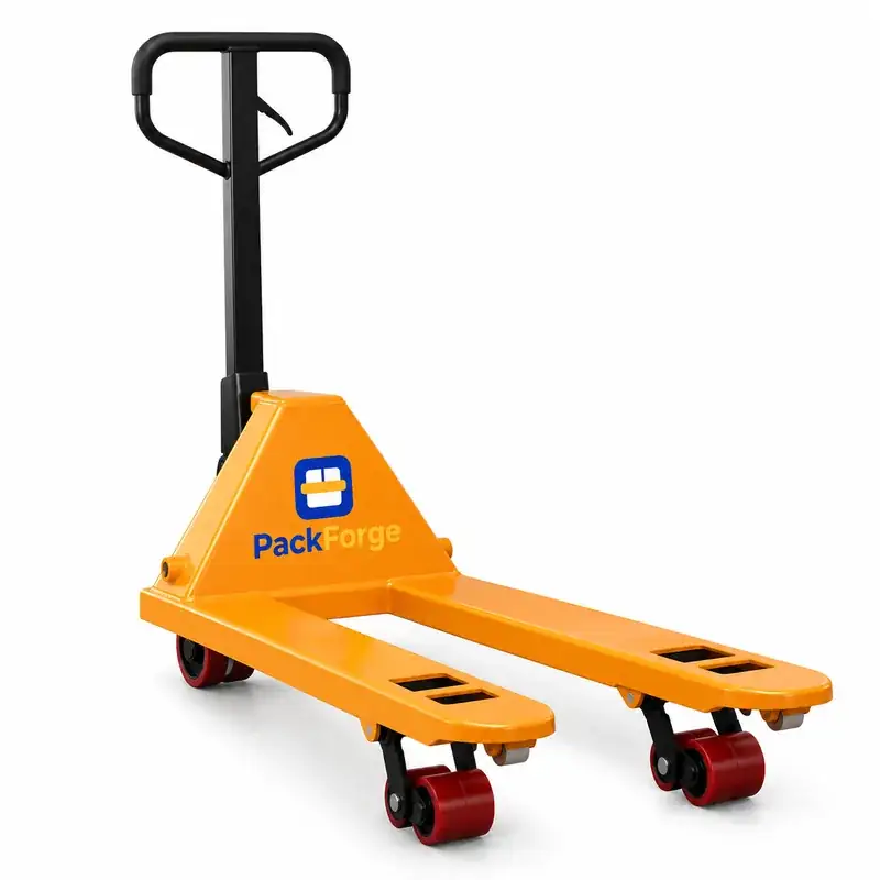 PackForge Hydraulic Hand Pallet Truck, 2.5 Ton Capacity, Nylon / PU Wheels