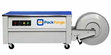 PackForge Low Table Top Semi-Automatic Strapping Machine, Compact