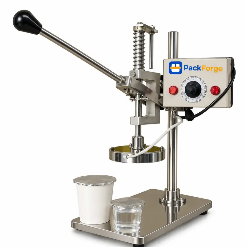 PackForge manual cup sealing machine PF-BIS-03
