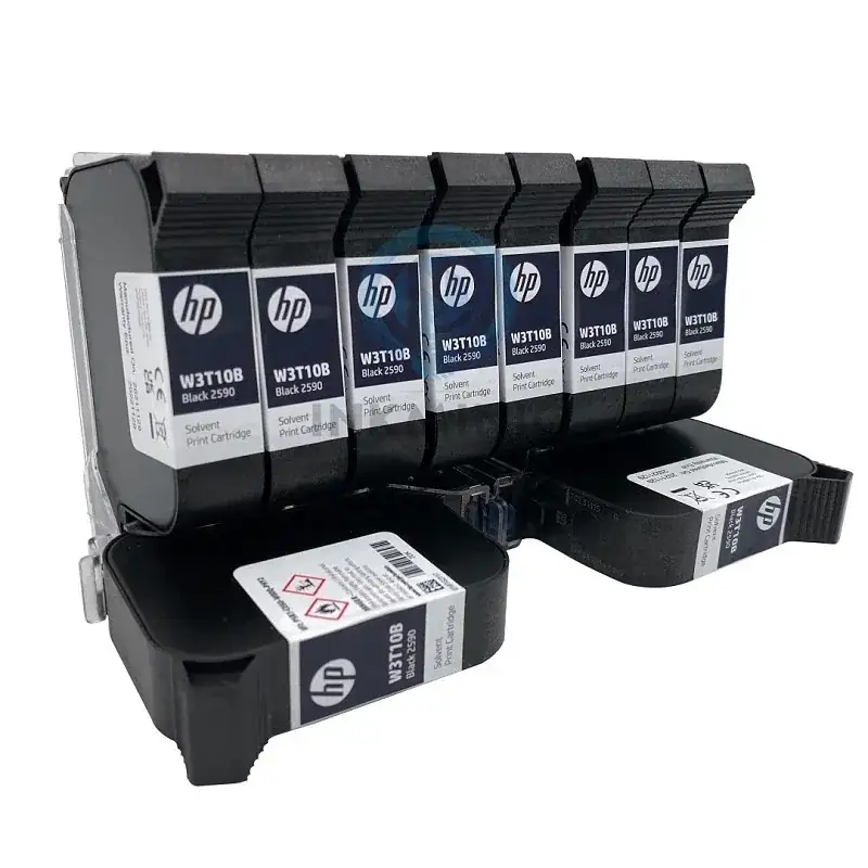PackForge 2590 Black Solvent Ink Cartridge W3T10B