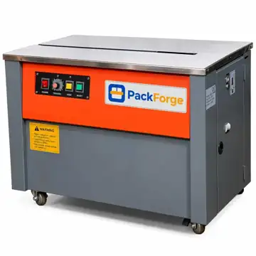 PackForge Semi Automatic Strapping Machine, Arch Type, PP Strap